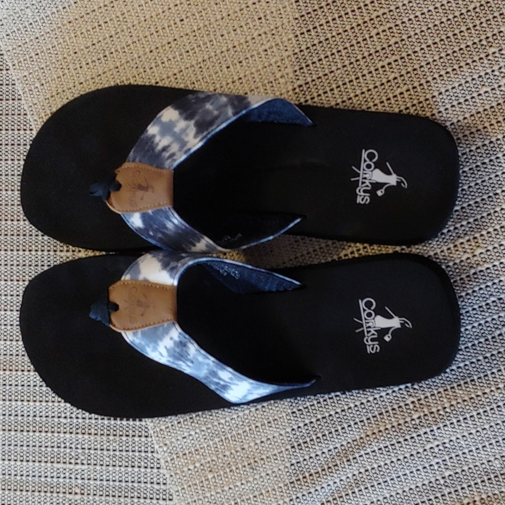 Soft Tie Dye Flip Flops